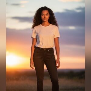 Acne Studios Raven skinny, mid rise light black wash  jeans